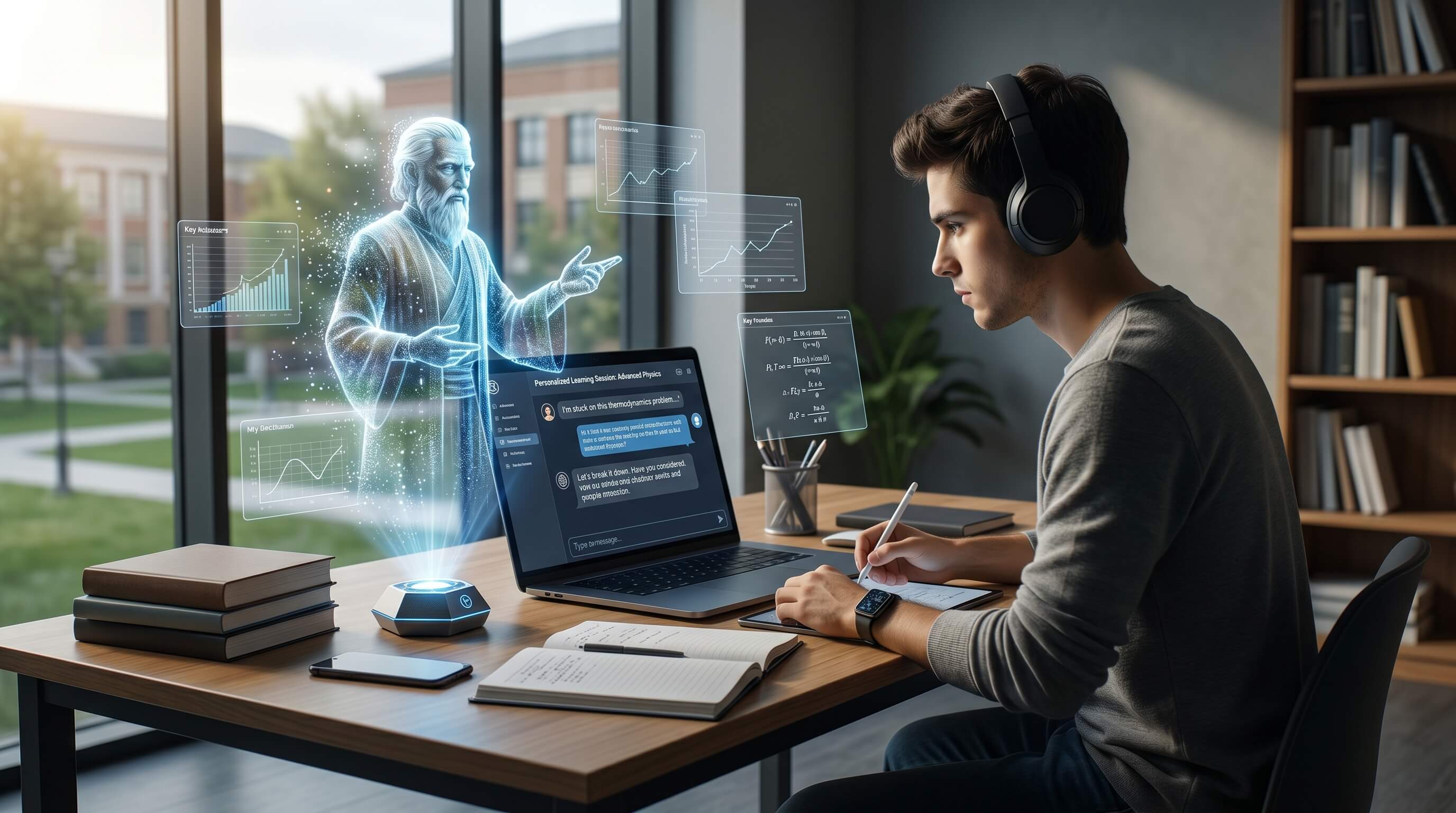 Study Fetch AI tutor assisting students with coursework"